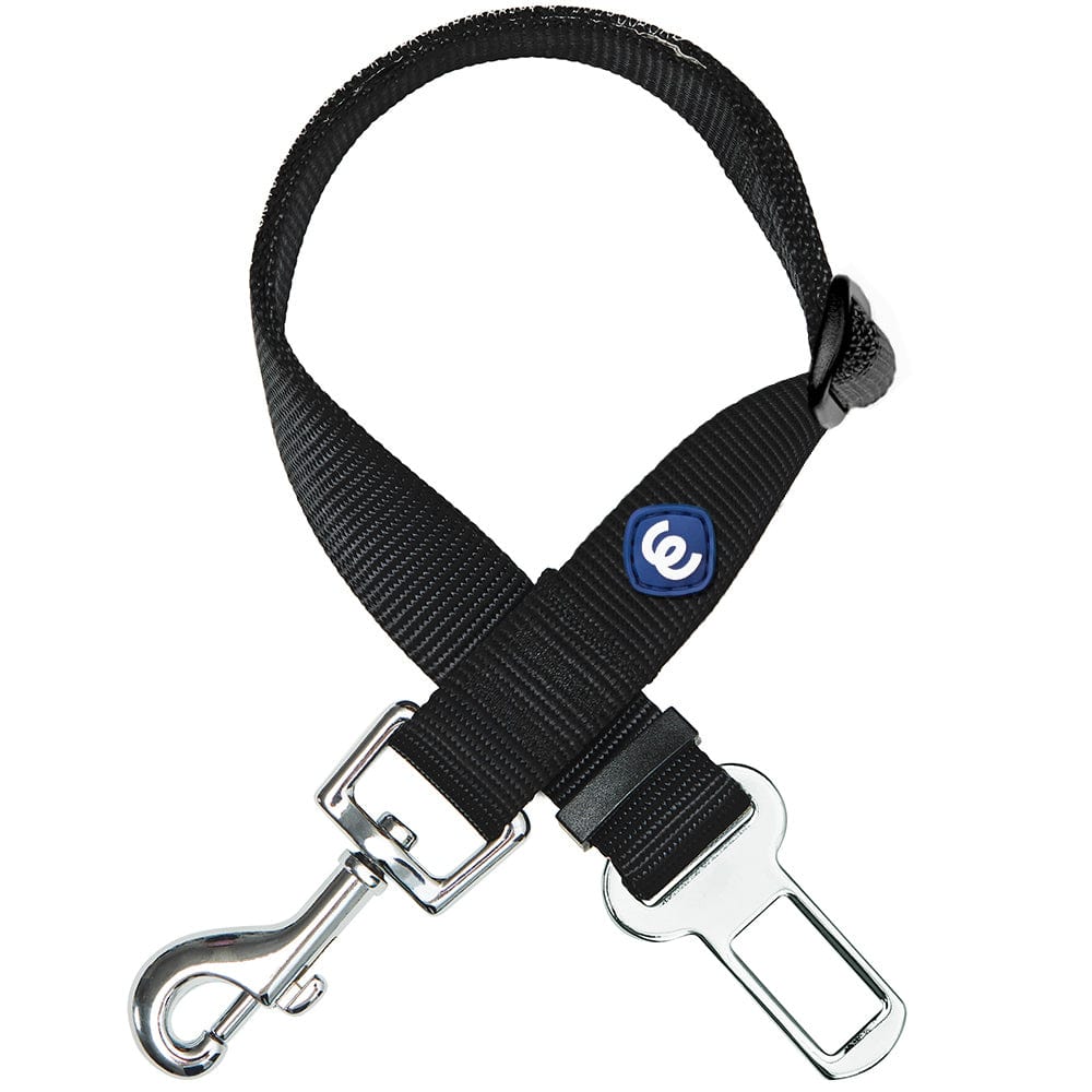 Universal Nylon Adjustable Safety Dog Seat Belt for Puppy S M L Boy Girl Dogs, Black